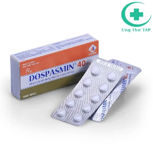 Dospasmin 40mg Domesco - Thuốc chống đau do co thắt cơ trơn